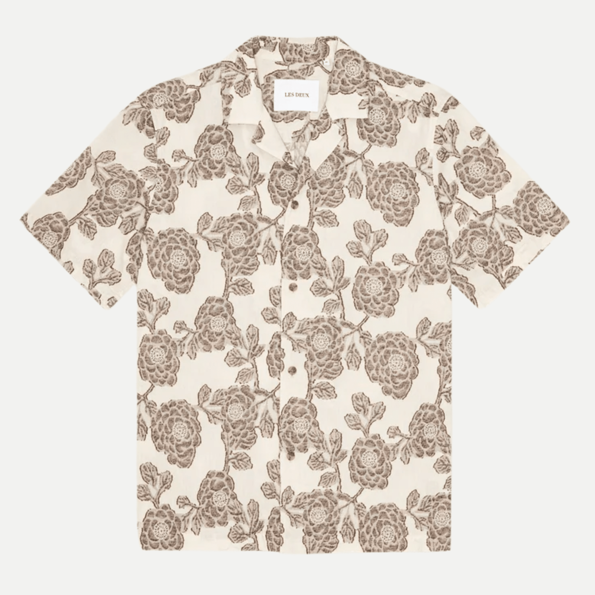 lesley flower jacquard ss shirt - les deux - 520063226 - chemises - Nouveau. men