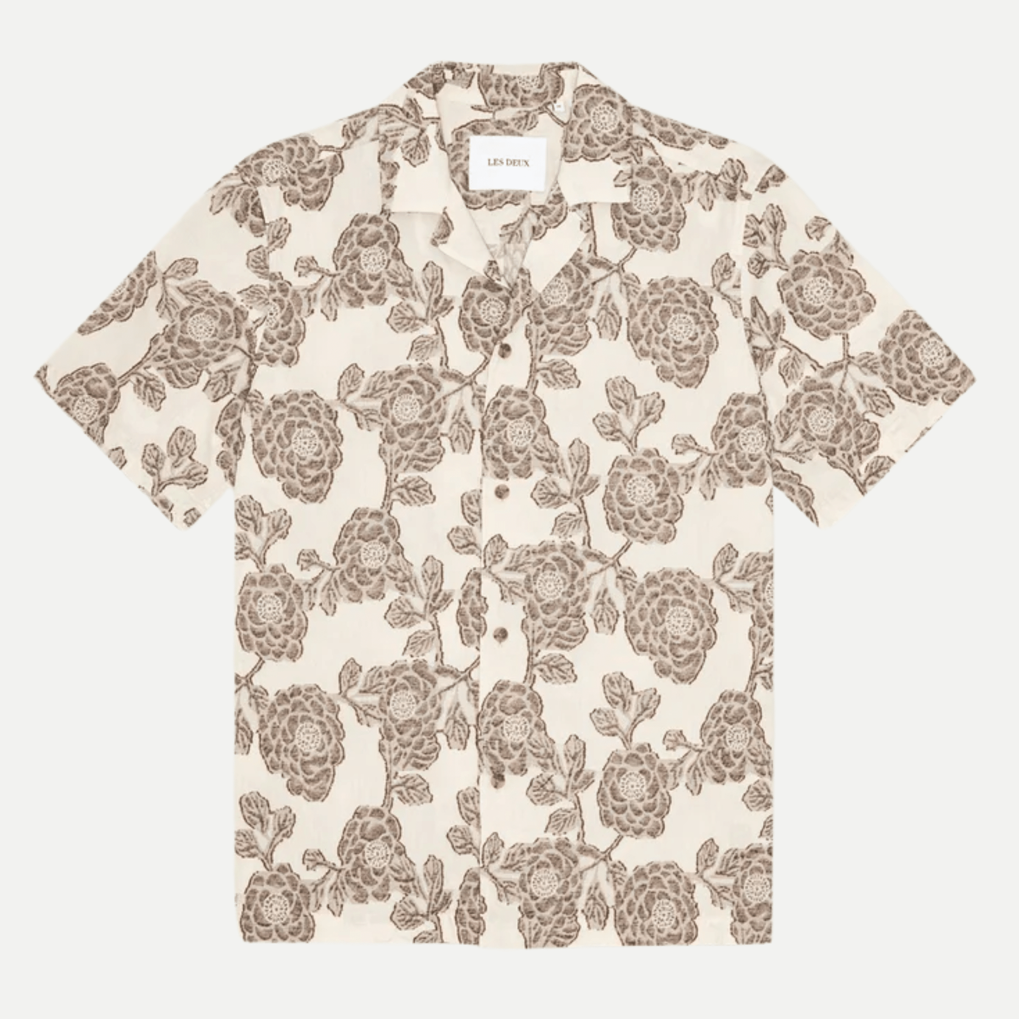 lesley flower jacquard ss shirt - les deux - 520063226 - chemises - Nouveau. men
