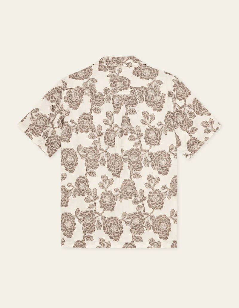 lesley flower jacquard ss shirt - les deux - 520063226 - chemises - Nouveau. men