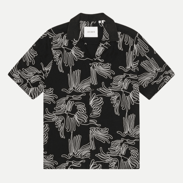 liam aoe flower ss shirt - les deux - 520063325 - chemises - Nouveau. men