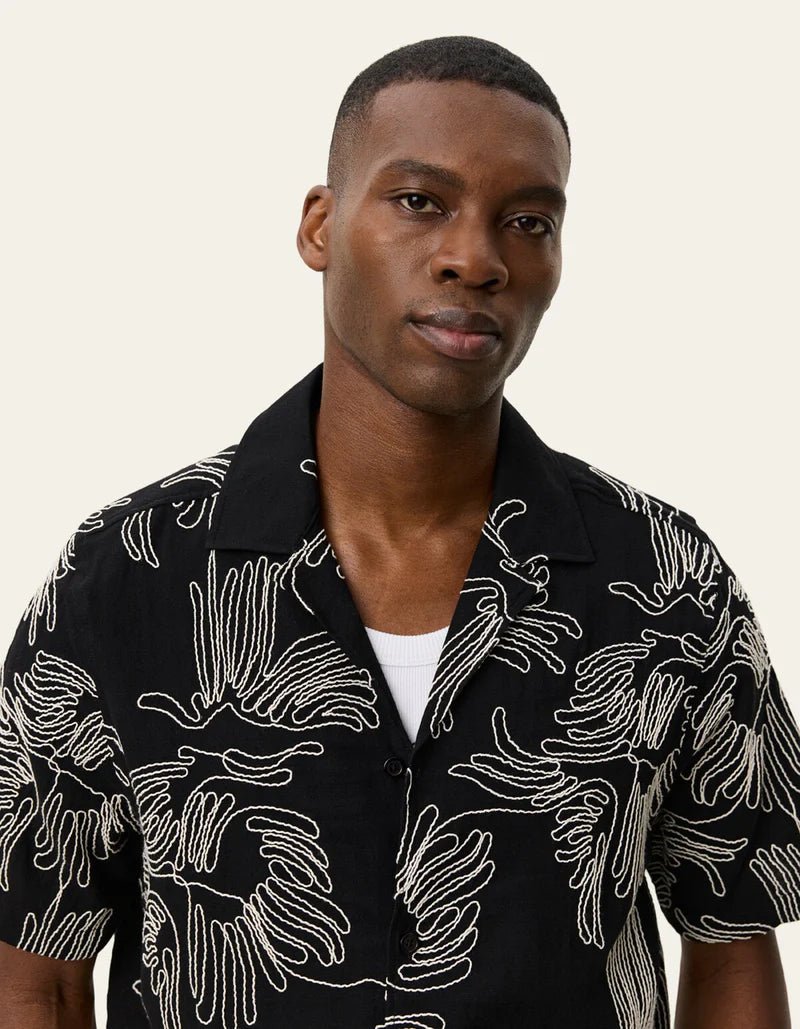 liam aoe flower ss shirt - les deux - 520063325 - chemises - Nouveau. men