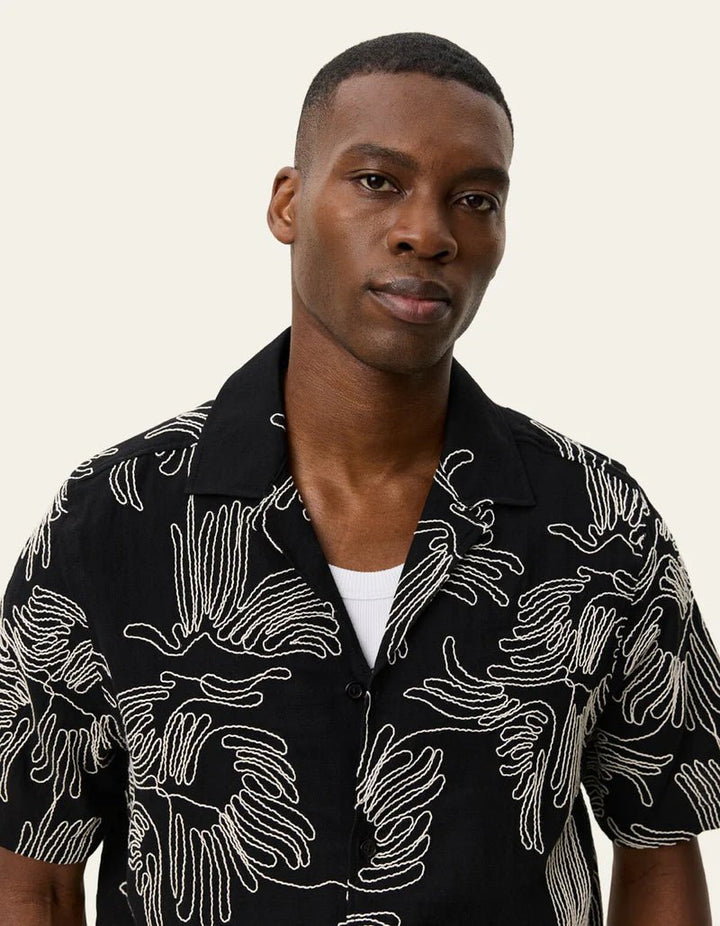 liam aoe flower ss shirt - les deux - 520063325 - chemises - Nouveau. men