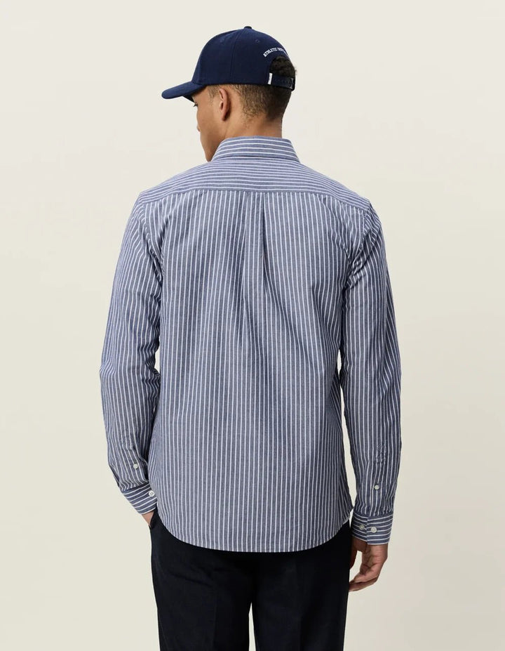 light oxford striped shirt - les deux - 520085099 - chemises - Nouveau. men