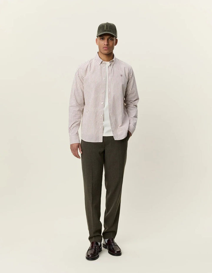 light oxford striped shirt - les deux - 520085136 - chemises - Nouveau. men