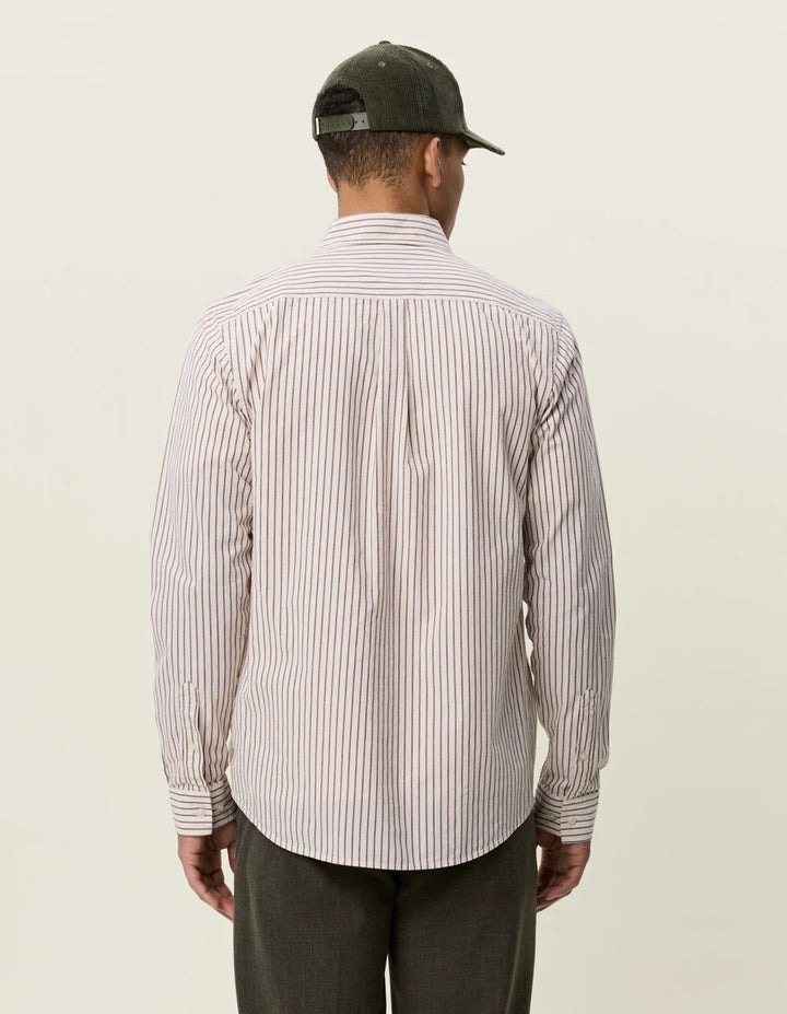 light oxford striped shirt - les deux - 520085136 - chemises - Nouveau. men