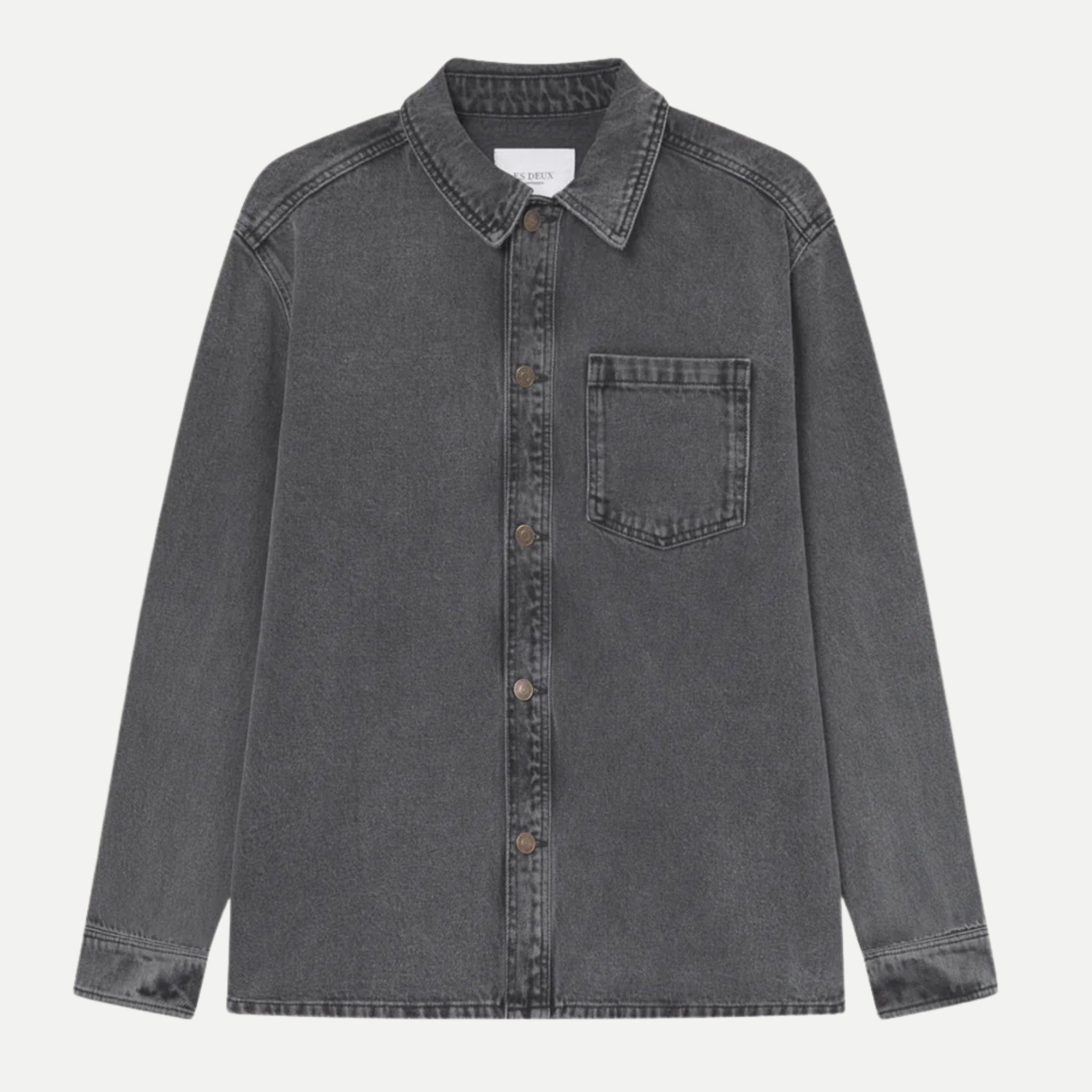 loan washed overshirt - les deux - 520059007 - chemises - nouveau.
