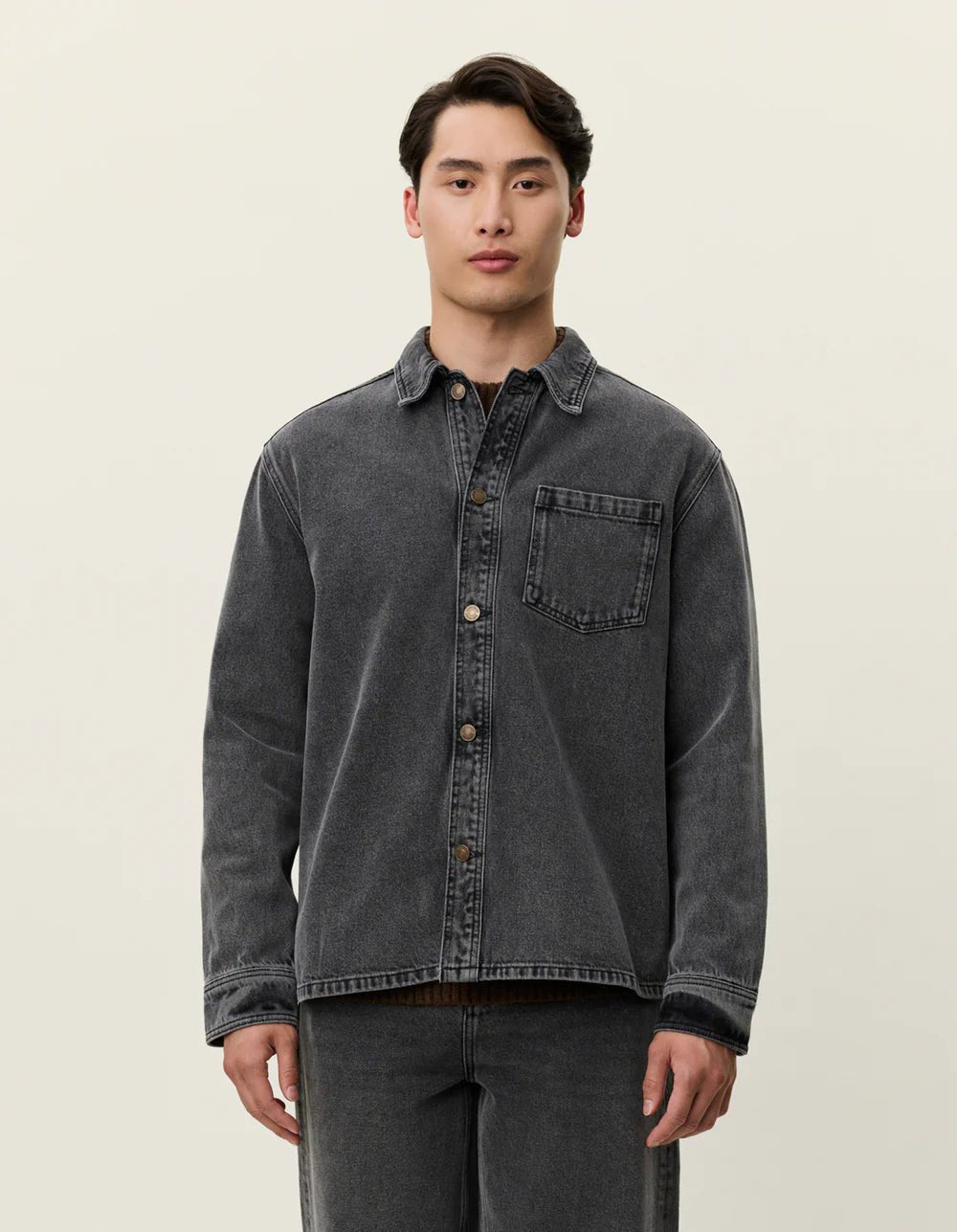 loan washed overshirt - les deux - 520059007 - chemises - nouveau.