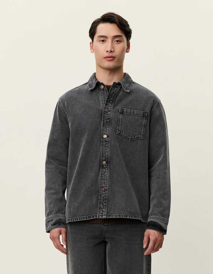 loan washed overshirt - les deux - 520059007 - chemises - nouveau.