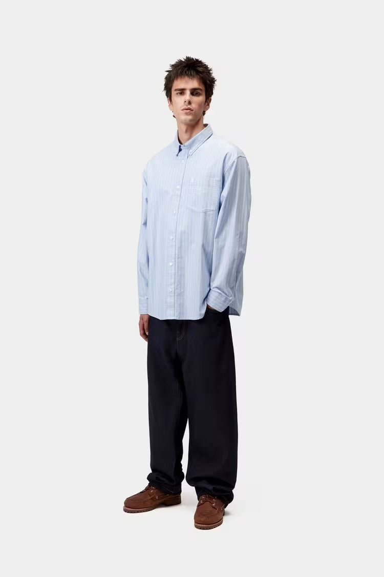 l/s cassel shirt cotton oxford - carhartt - 510058454 - chemises - Nouveau. men