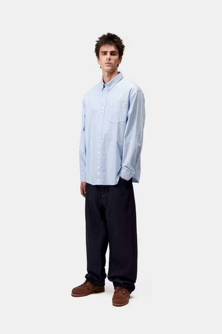 l/s cassel shirt cotton oxford - carhartt - 510058454 - chemises - Nouveau. men