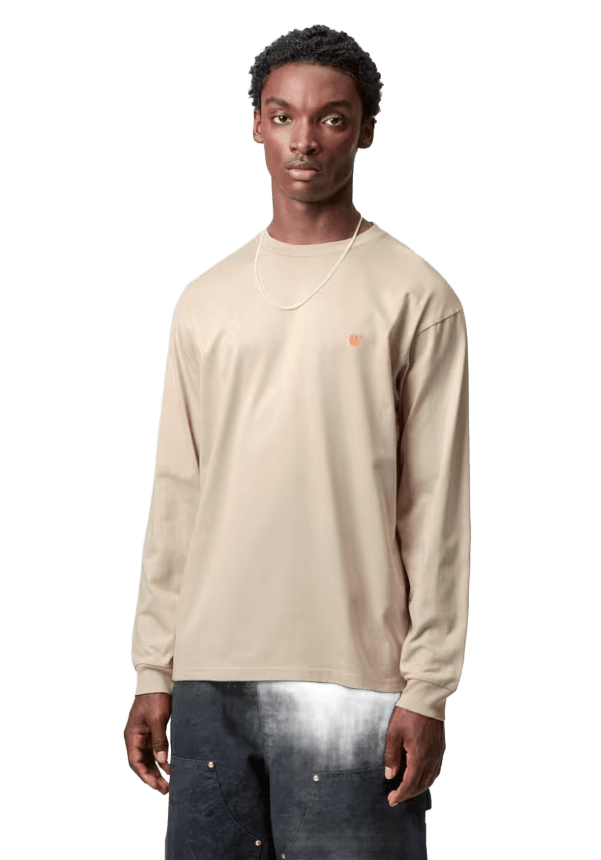 l/s chase t-shirt - carhartt - 510059246 - tee shirt - nouveau.