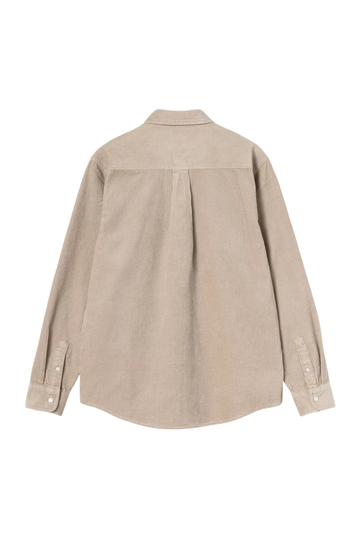l/s madison cord shirt - carhartt - 510058492 - chemises - nouveau.