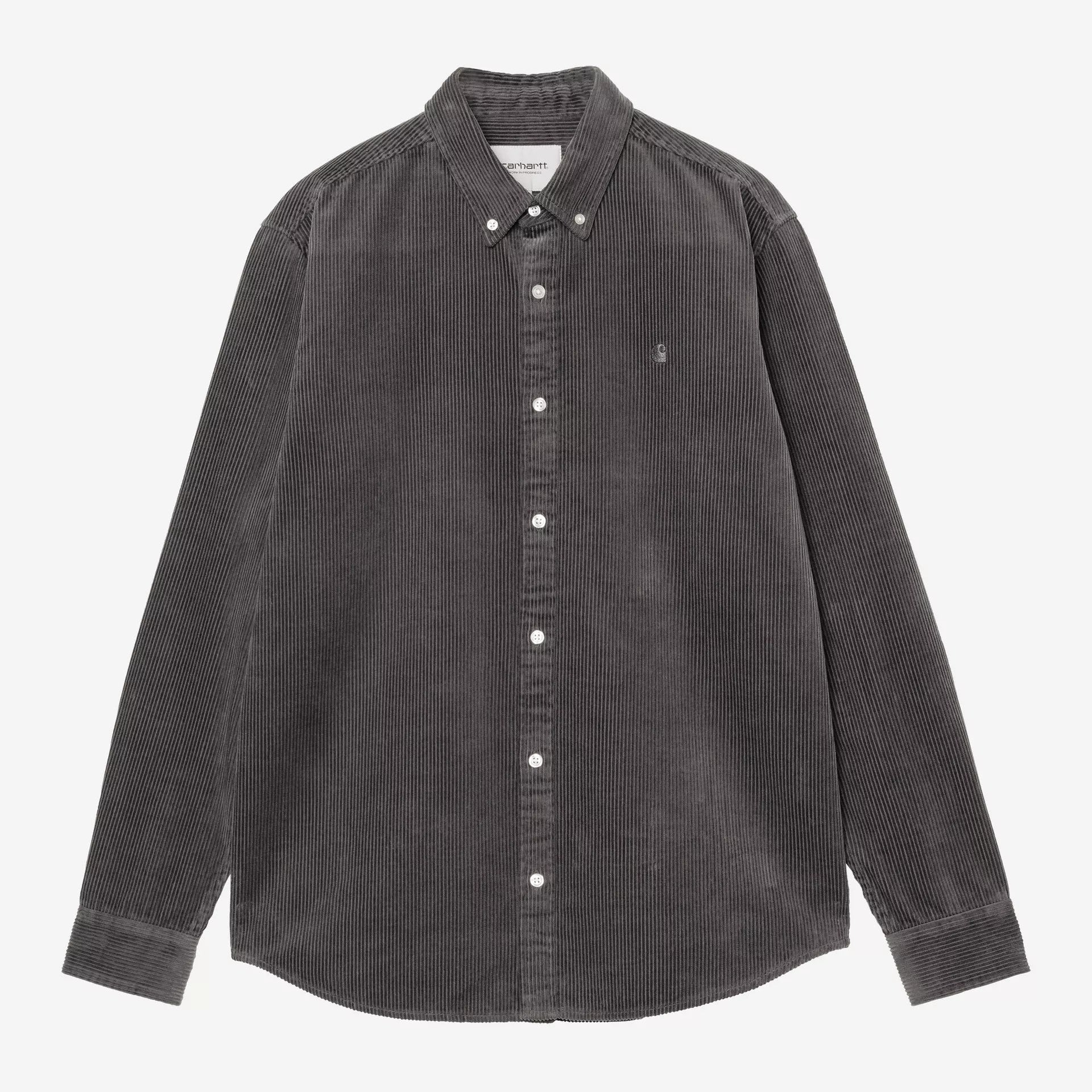 l/s madison cord shirt - carhartt - 510058577 - chemises - nouveau.
