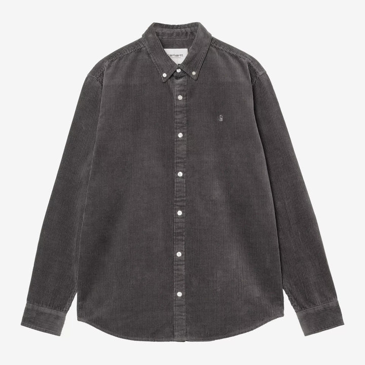 l/s madison cord shirt - carhartt - 510058577 - chemises - nouveau.