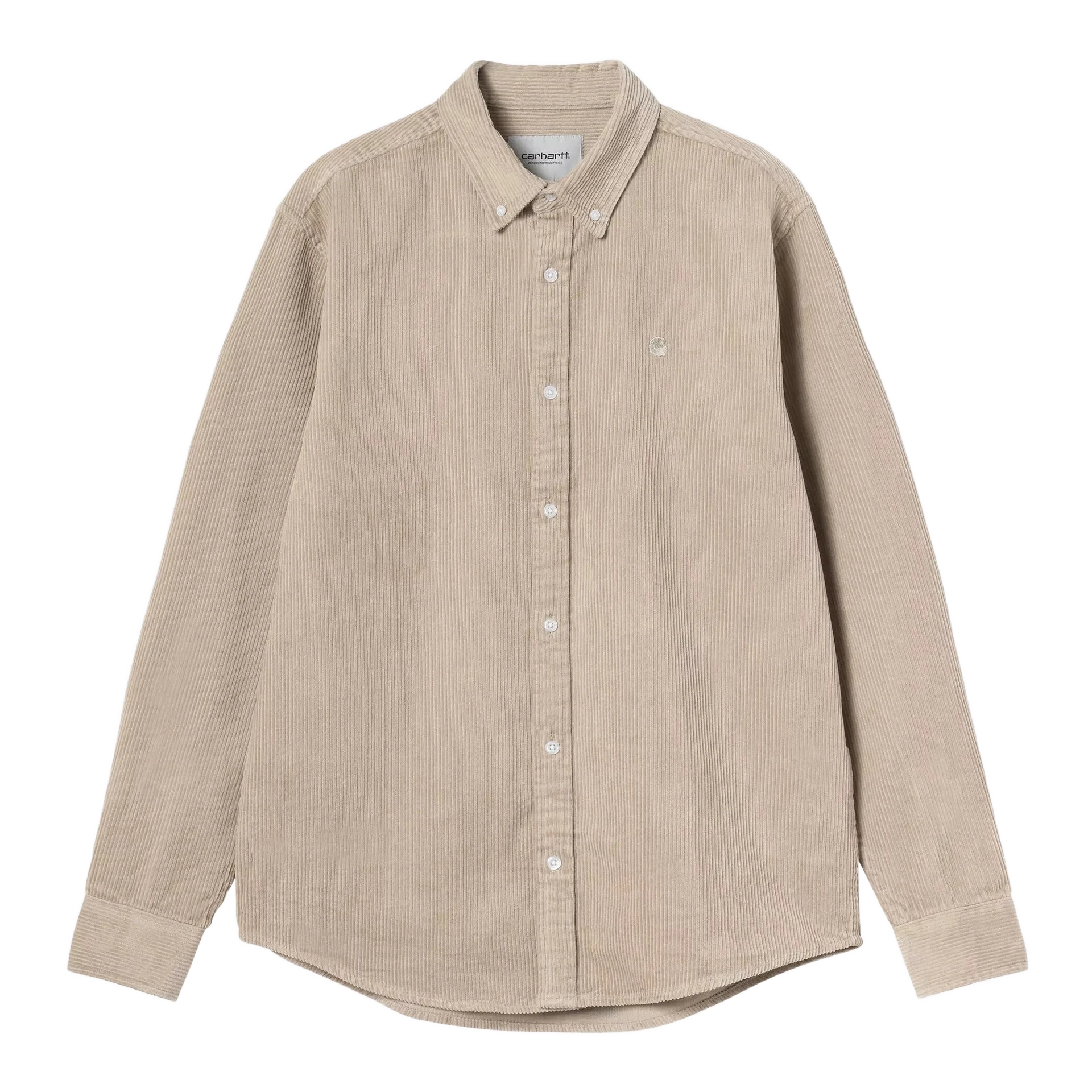 l/s madison cord shirt - carhartt - 510058492 - chemises - nouveau.