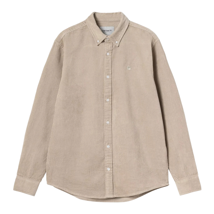 l/s madison cord shirt - carhartt - 510058492 - chemises - nouveau.