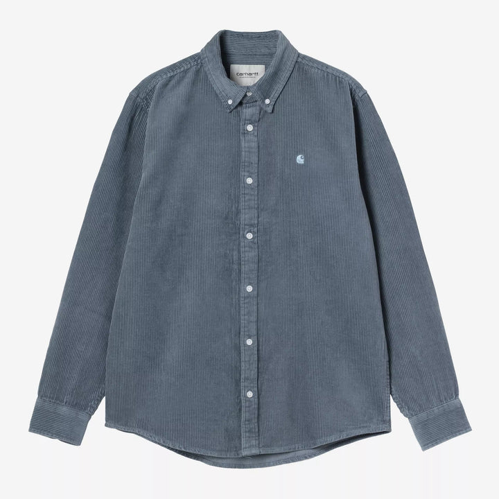 l/s madison cord shirt - carhartt - 510058652 - chemises - nouveau.