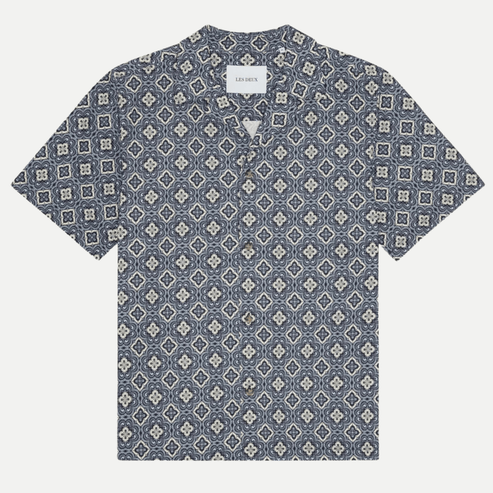 lukas arabesque aop ss shirt - les deux - 520063080 - chemises - Nouveau. men