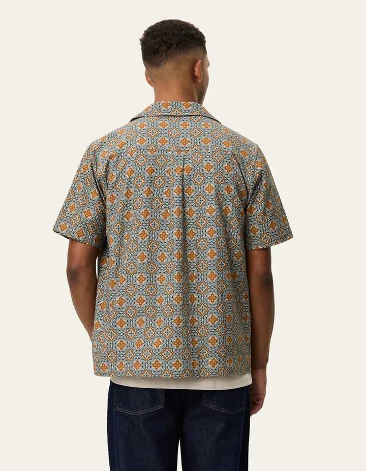 lukas arabesque aop ss shirt - les deux - 520063127 - chemises - Nouveau. men