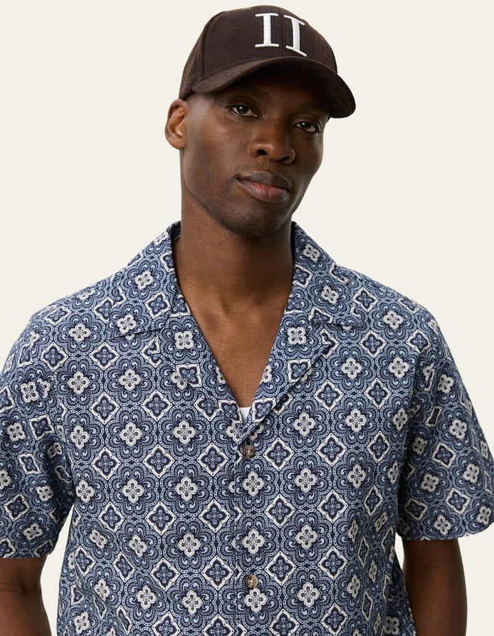 lukas arabesque aop ss shirt - les deux - 520063080 - chemises - Nouveau. men