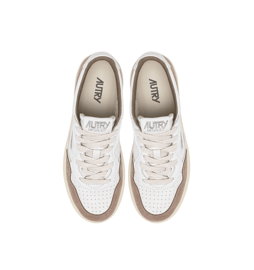 medalist low man - leat/leat - autry shoes - 510035011 - chaussures - nouveau.