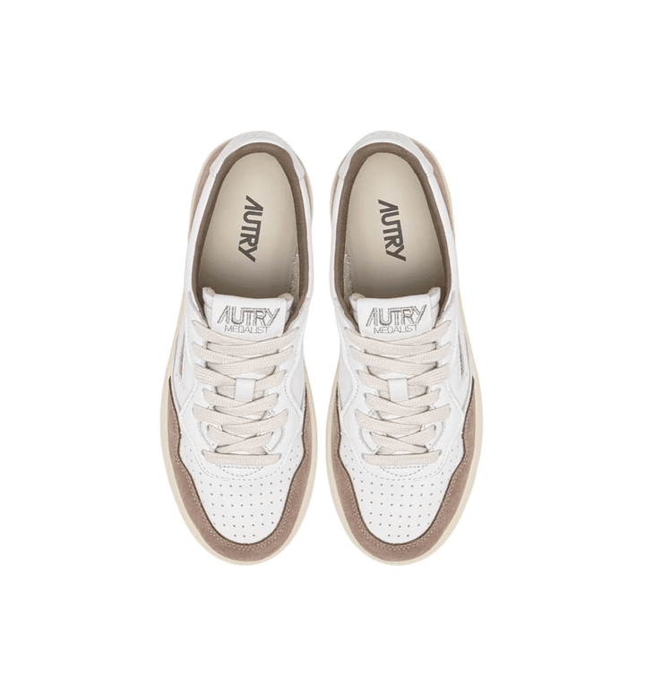 medalist low man - leat/leat - autry shoes - 510035011 - chaussures - nouveau.