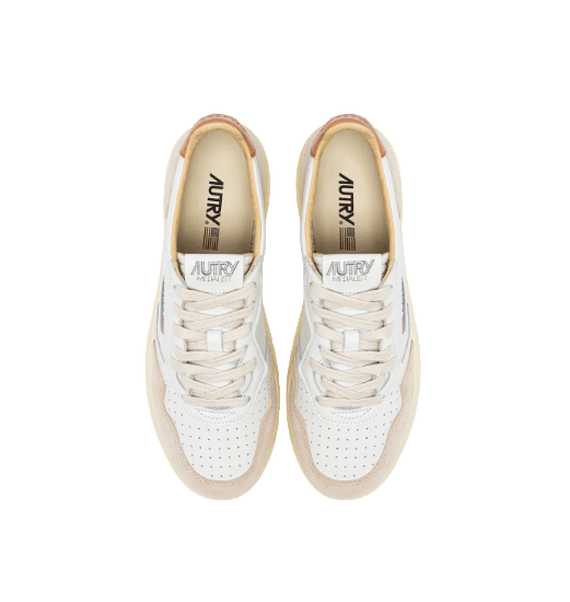 medalist low man - leat/suede - autry shoes - 510053329 - chaussures - nouveau.