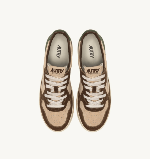 medalist low man - tric/suede - autry shoes - 510053640 - chaussures - nouveau.