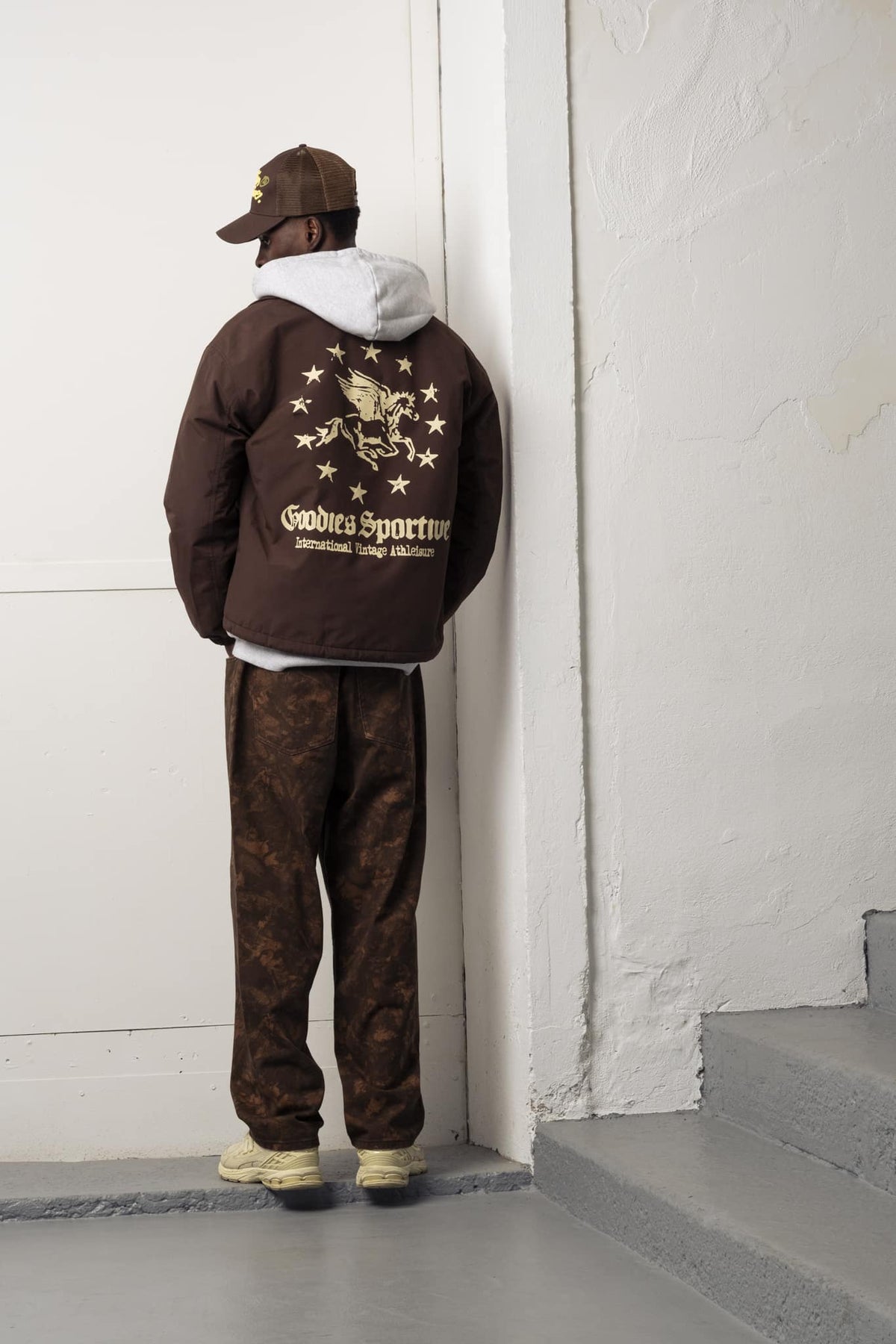memory brown jacket - goodies sportive - 520098952 - blousons - Nouveau. men