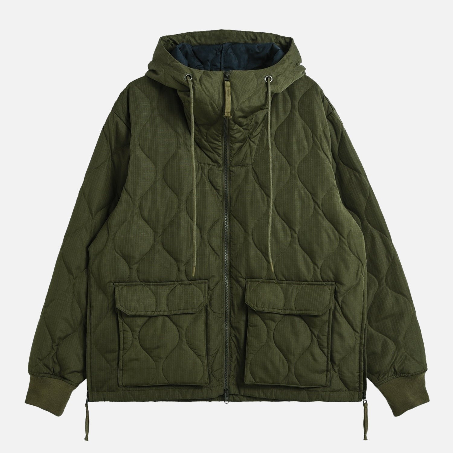 milit w - zip down hoodie - taion - 520050257 - vestes - nouveau.