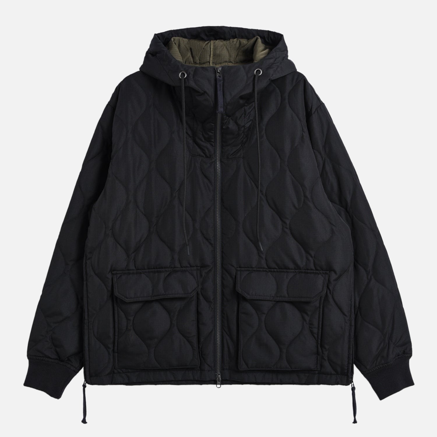 milit w - zip down hoodie - taion - 520050257 - vestes - nouveau.