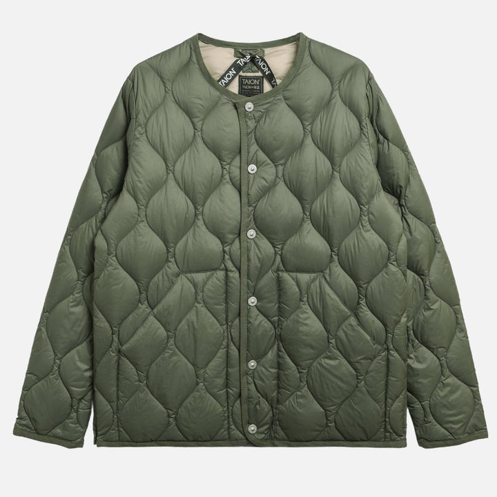 military crew neck down jkt - taion - 510034021 - vestes - nouveau.