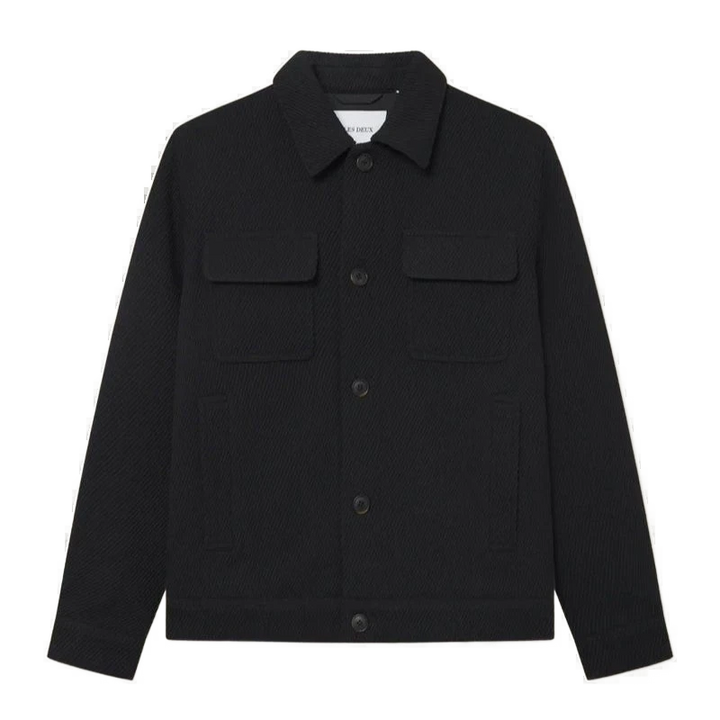 nash twill wool jacket - les deux - 520048223 - blousons - nouveau.