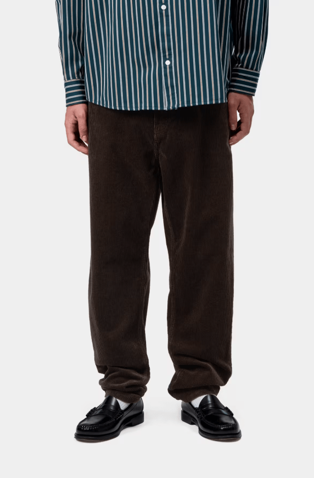 newel pant corduroy - carhartt - 510027115 - pantalons classiques - nouveau.