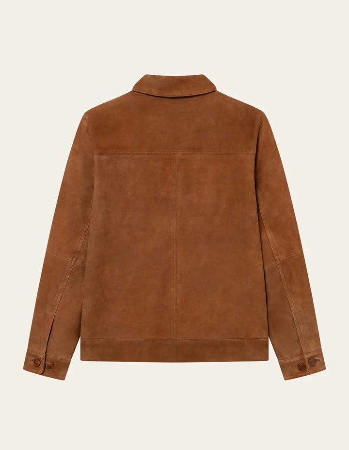 nyle suede coach jacket - les deux - 520059168 - blousons - nouveau.