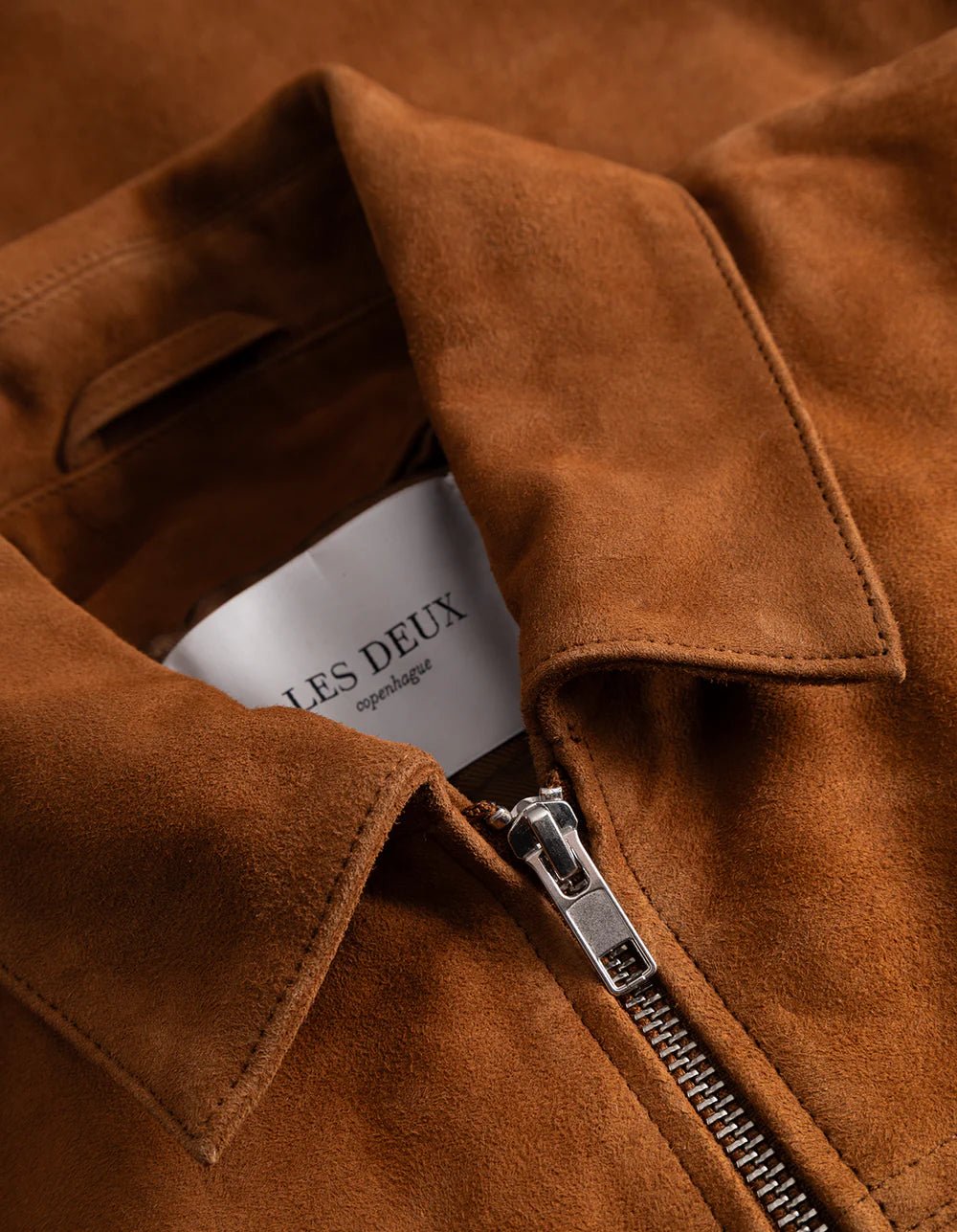 nyle suede coach jacket - les deux - 520059168 - blousons - nouveau.