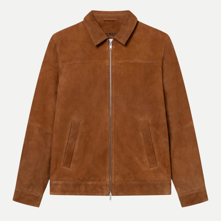 nyle suede coach jacket - les deux - 520059168 - blousons - nouveau.