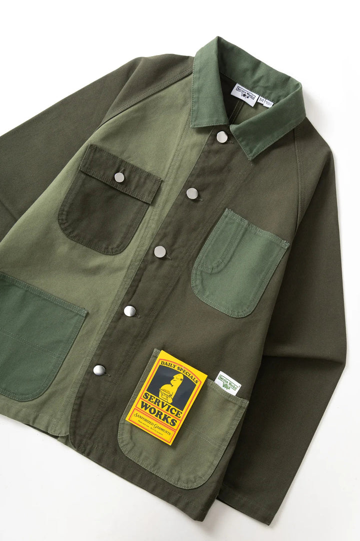 patchwork coverall 2.0 - service works - 520101768 - tops - Nouveau. men