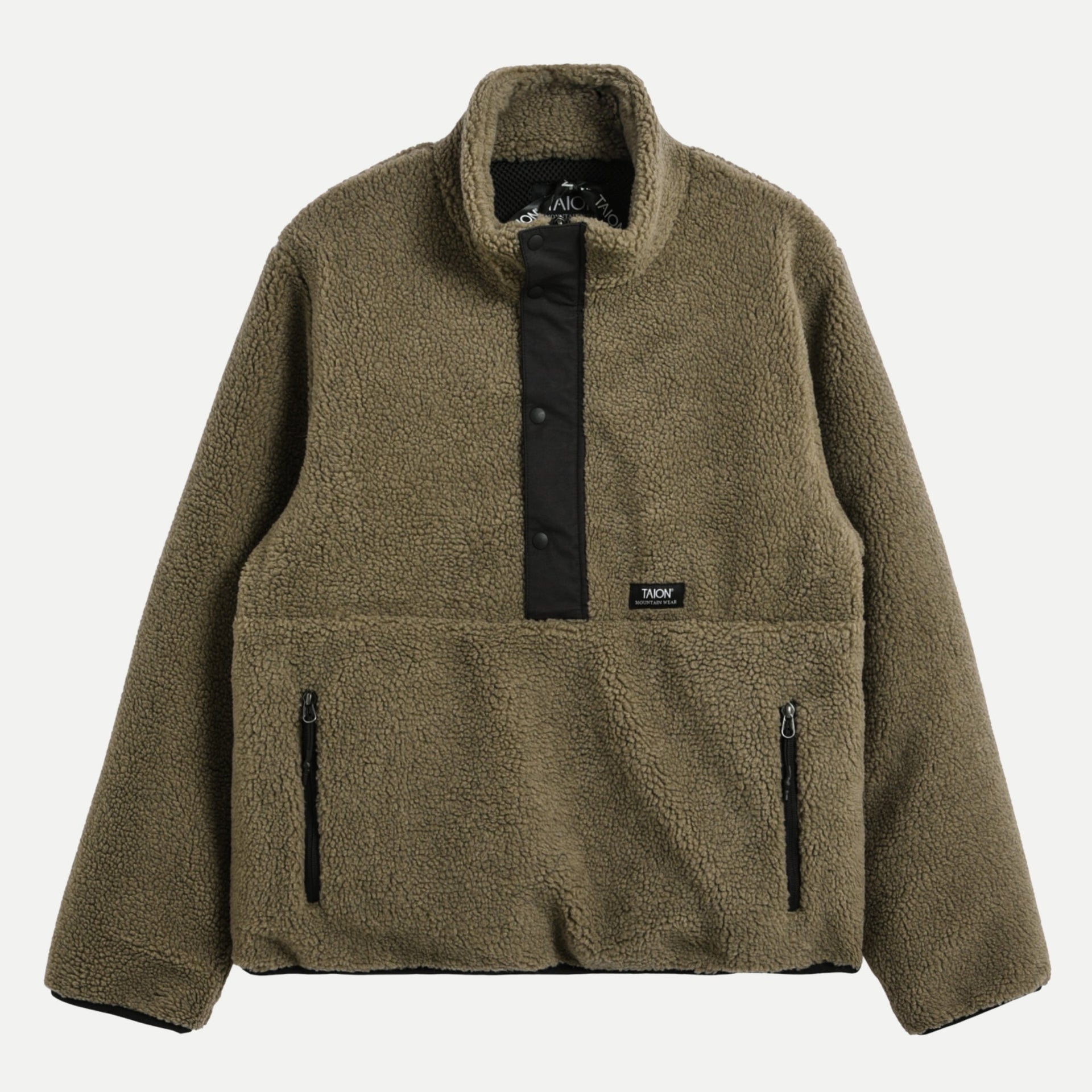 Pull over boa hi neck jacket - taion - 520049961 - blousons - nouveau.