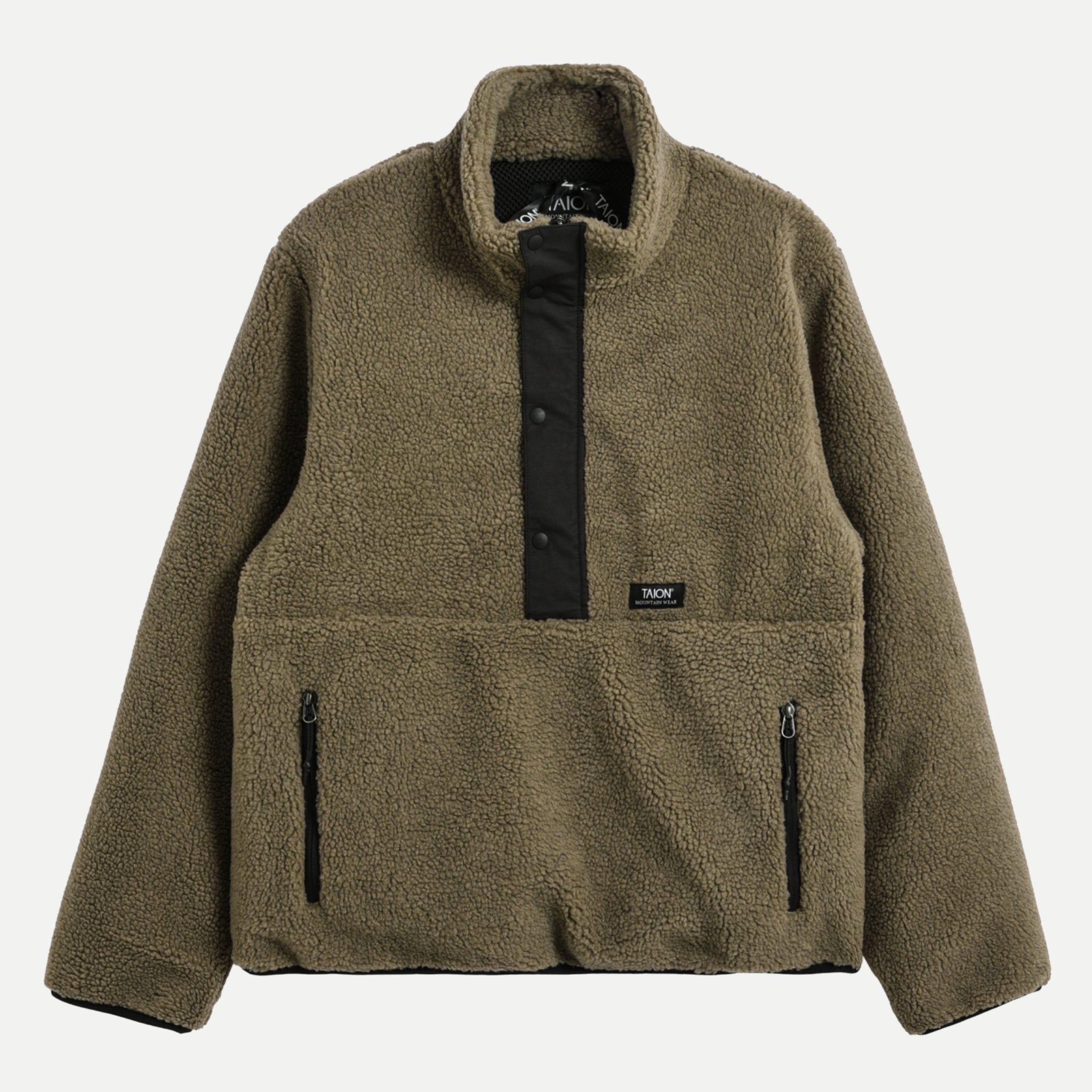 Pull over boa hi neck jacket - taion - 520049961 - blousons - nouveau.