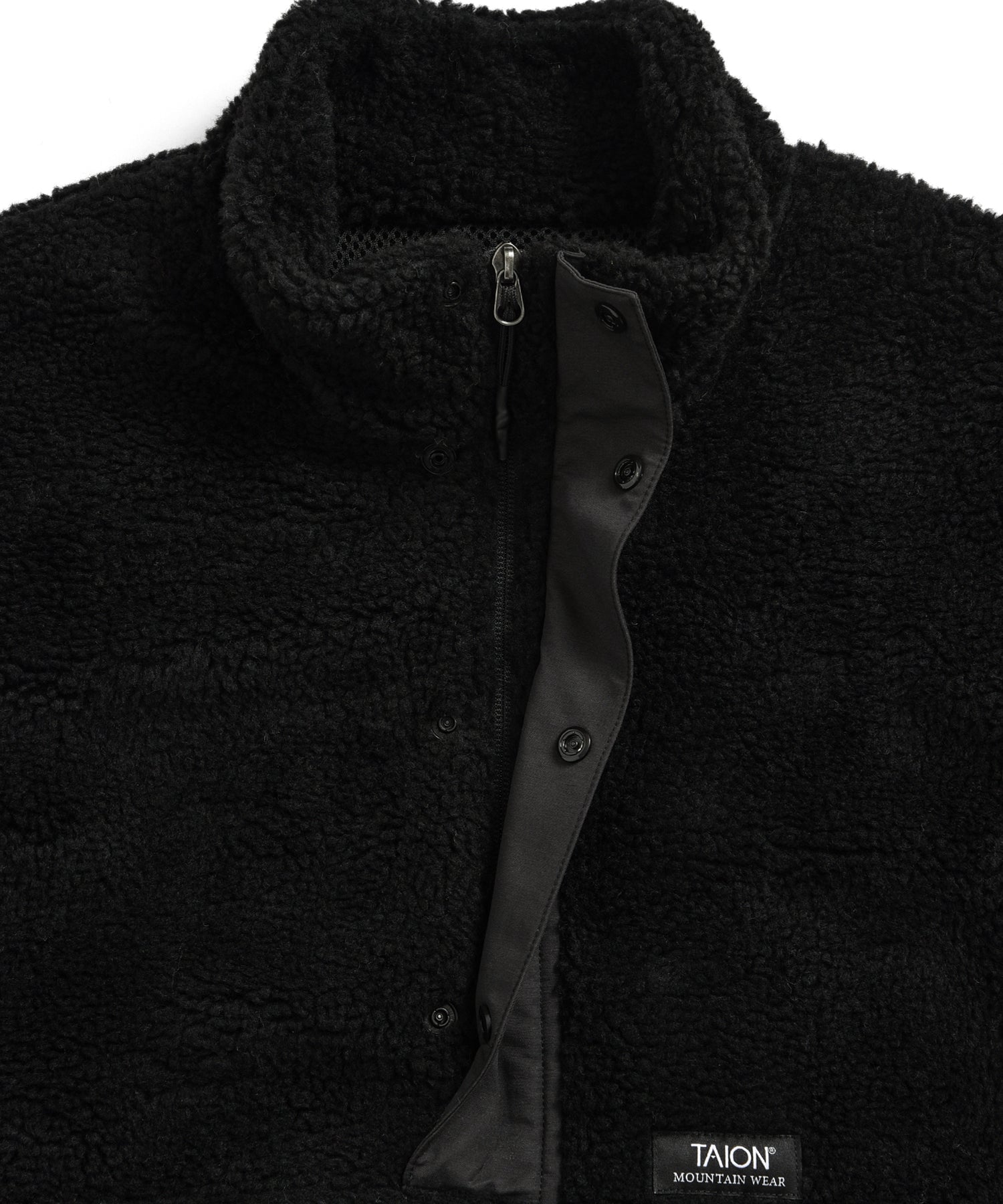 Pull over boa hi neck jacket - taion - 520049930 - blousons - nouveau.