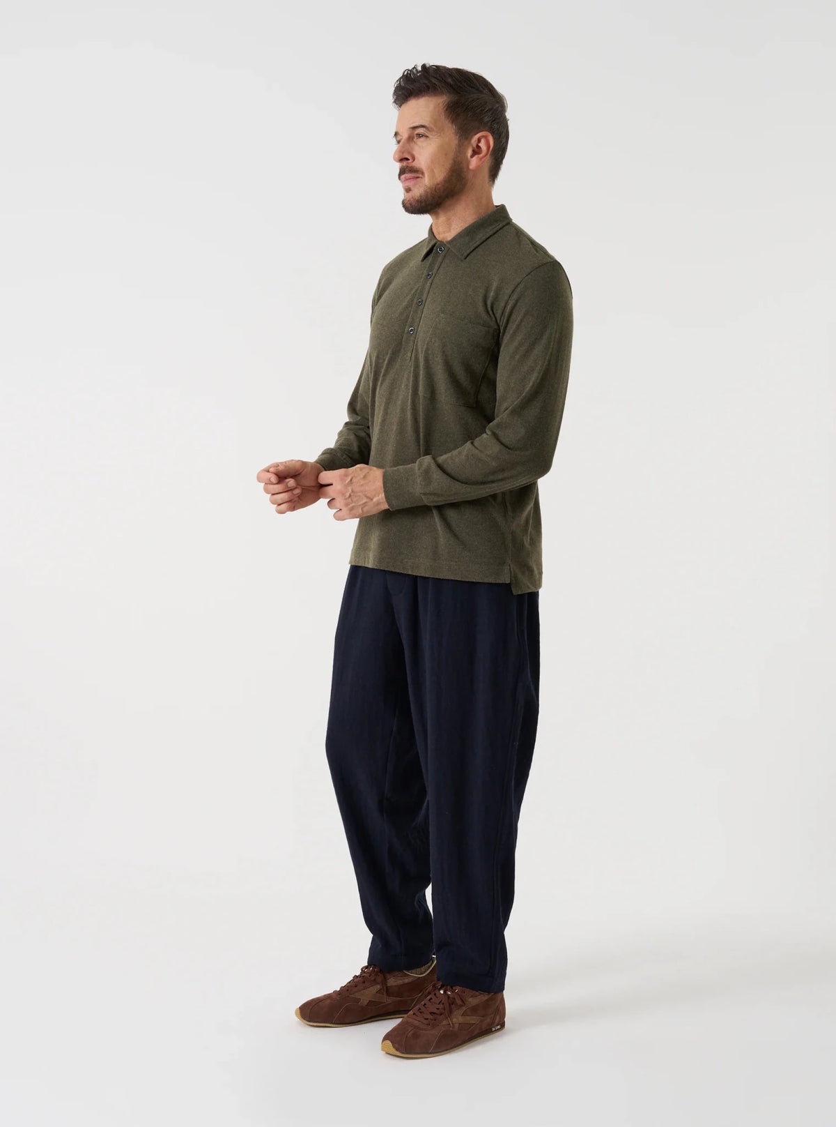pullover l/s shirt - universal works - 520091045 - chemises - Nouveau. men