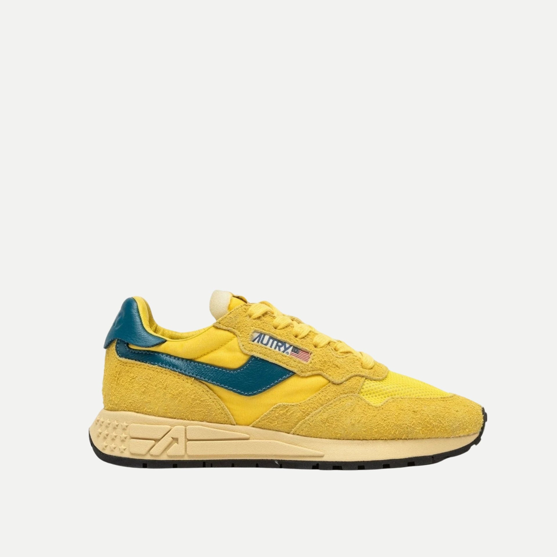 reelwind low man - suede/net - autry shoes - 510035431 - chaussures - nouveau.