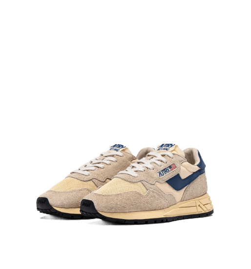 reelwind low man - suede/net - autry shoes - 510054432 - chaussures - nouveau.