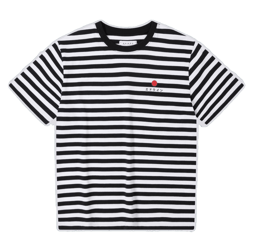 regular striped ts ss - edwins - 520049176 - tee shirt - nouveau.