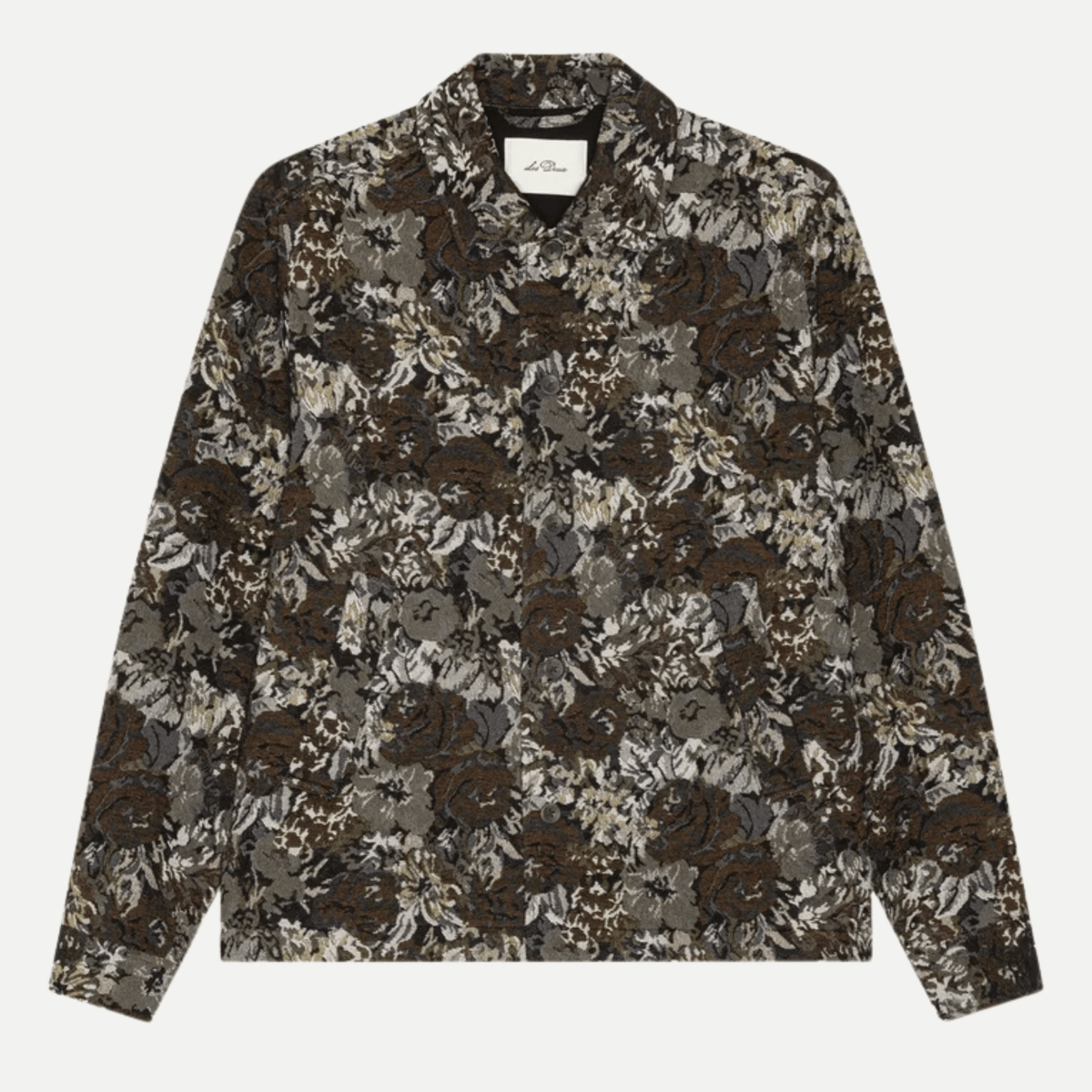rose jacquard overshirt - les deux - 520086089 - chemises - Nouveau. men