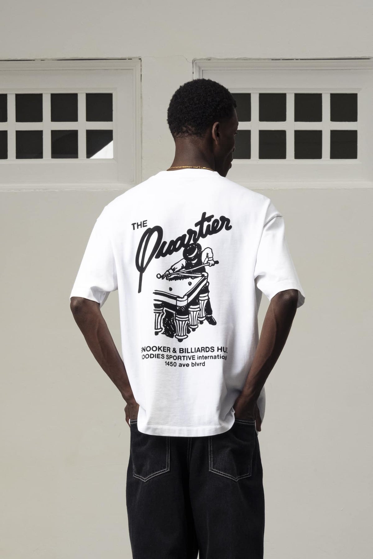 snooker white tee - goodies sportive - 510083401 - tee shirt - Nouveau. men