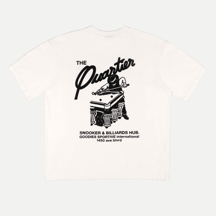 snooker white tee - goodies sportive - 510083401 - tee shirt - Nouveau. men