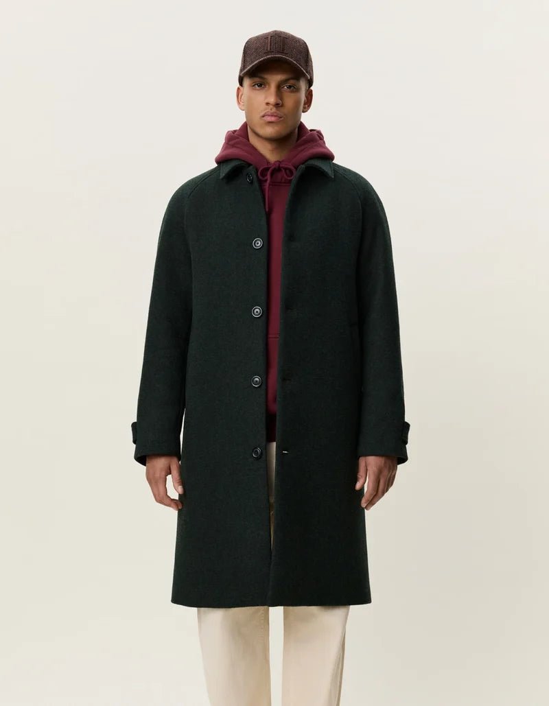 solid wool coat - les deux - 520084511 - manteaux - Nouveau. men