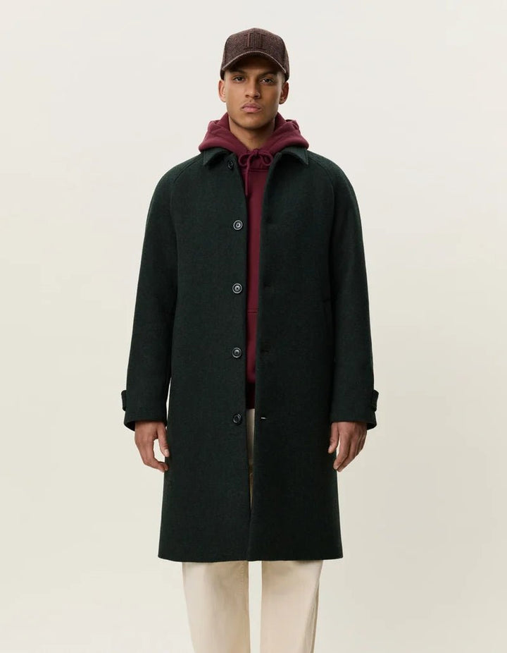 solid wool coat - les deux - 520084511 - manteaux - Nouveau. men